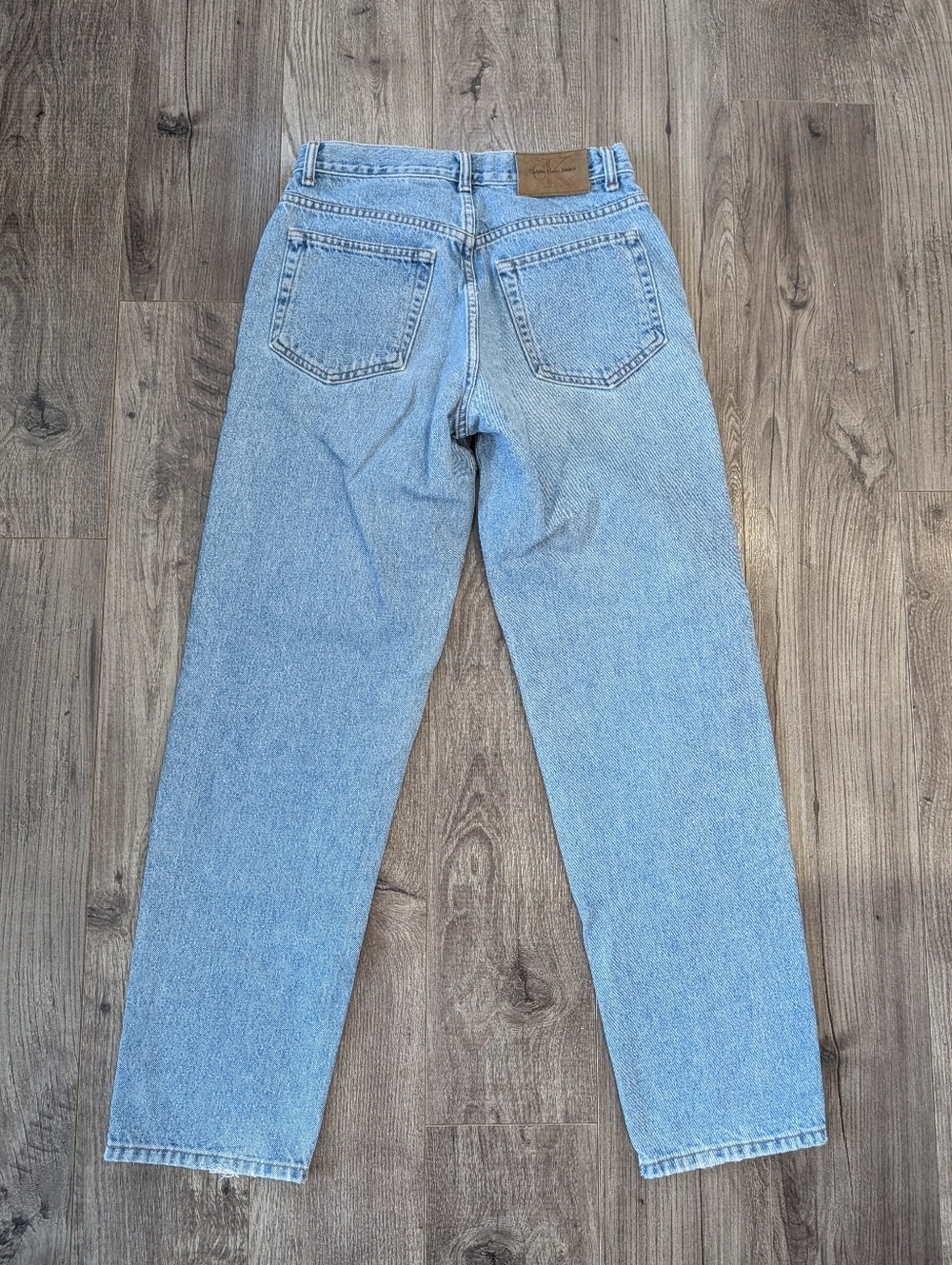 Vintage Calvin Klein Women's Straight Leg Mom Jeans Stone Wash 100% Denim